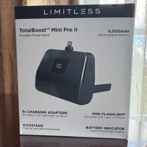 Limitless Other - 🔋 Limitless TotalBoost™ Mini Pro II Portable Power Bank – NEW in Sealed Box